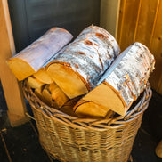 Birch Sauna Log Crate (1.2m³)