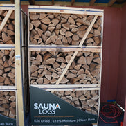 Oak Sauna Log Crate (1.8m³)