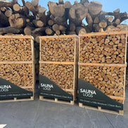 Birch Sauna Log Crate (1.8m³)