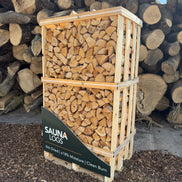 Birch Sauna Log Crate (1.8m³)