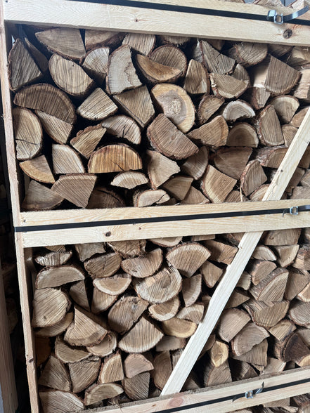 Oak Sauna Log Crate (1.8m³)